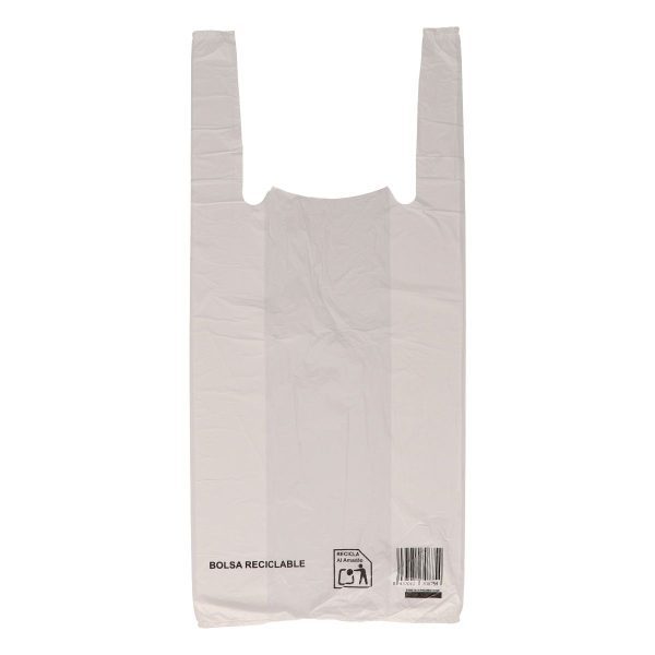 BOLSA CAMISETA BLANCA  35 X 50 P- 200 uds.